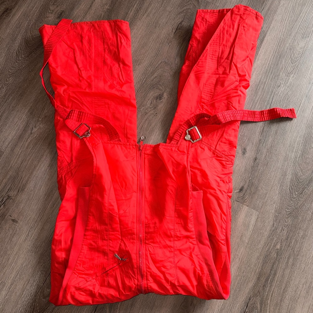 Obermeyer Bright Red Snow Bib/Jumpsuit